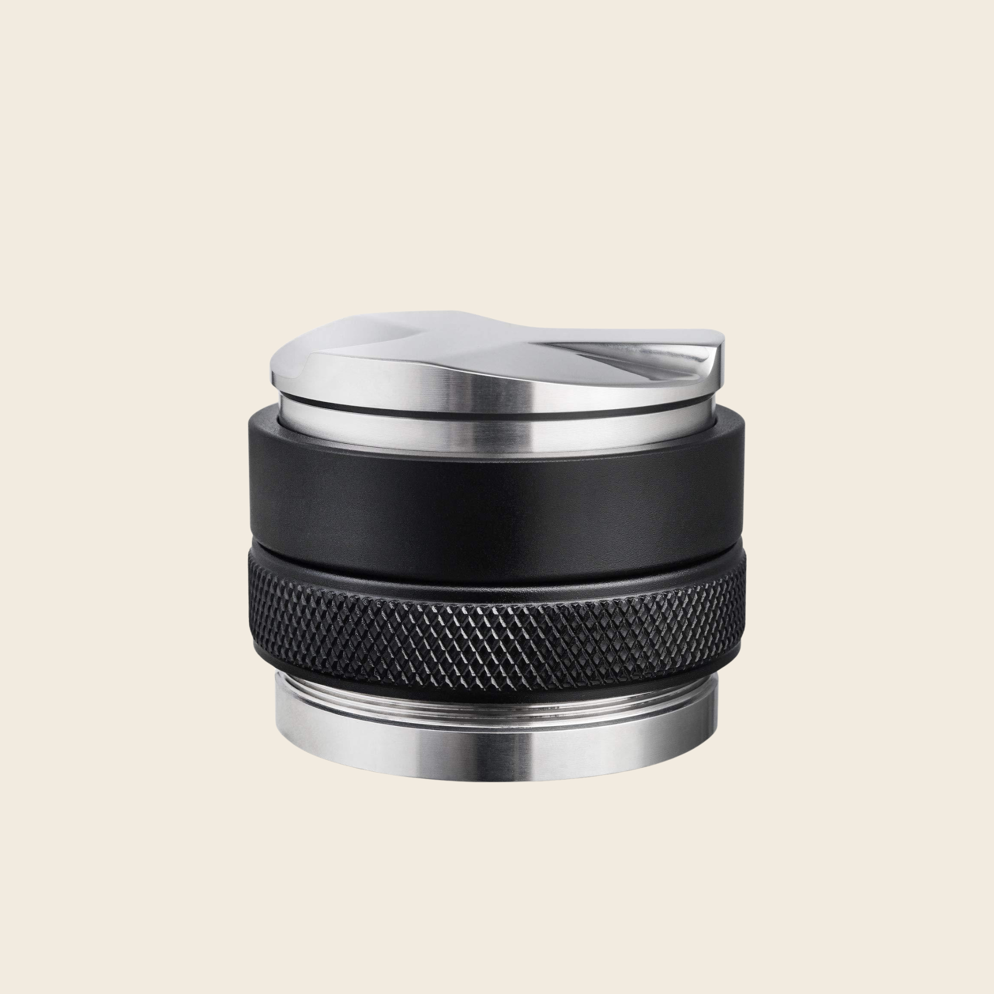 調整可能な 2-in-1 ブラック 53mm タンパーとディストリビューター - バリスタ グレード