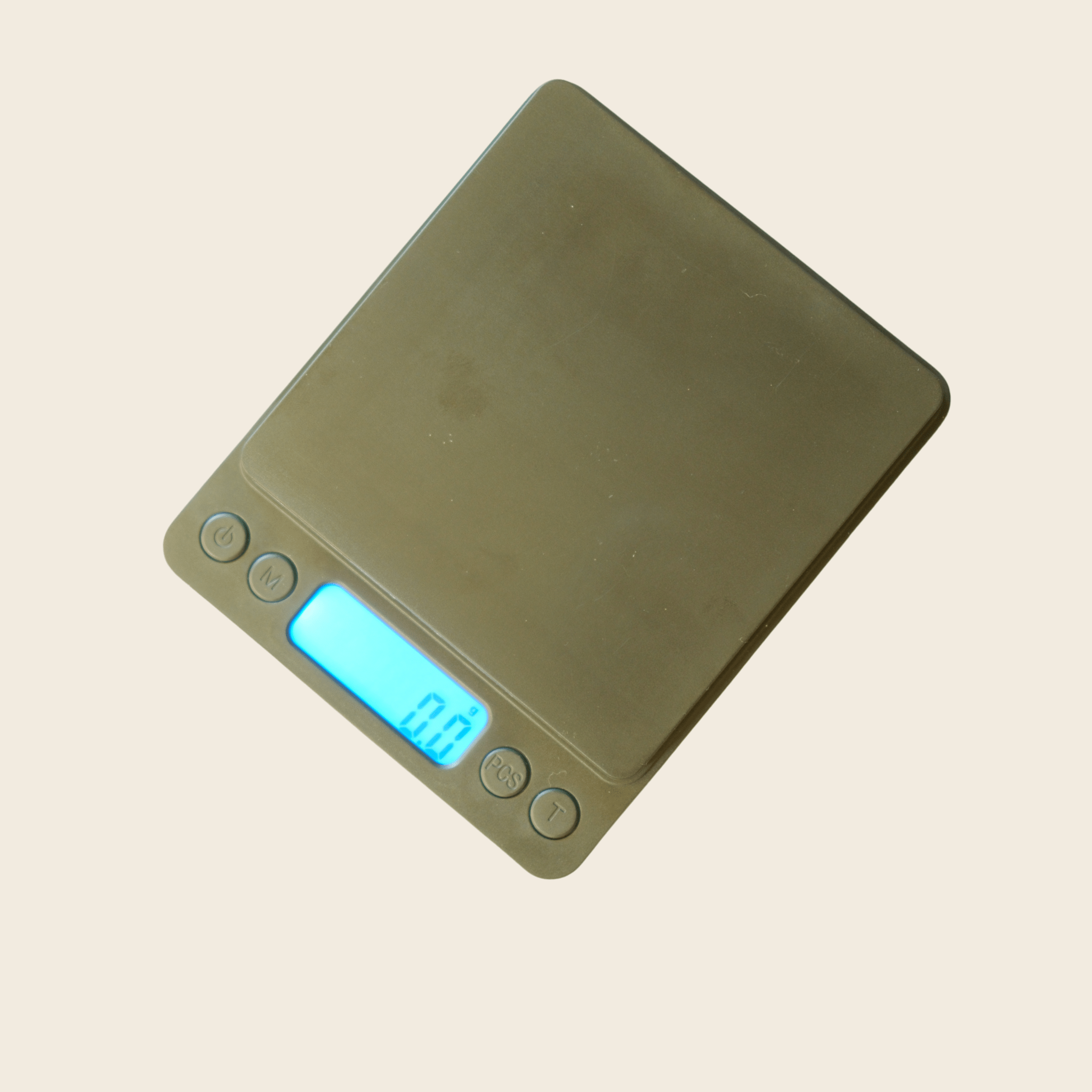 Digital Coffee Scales — 0.1 g Precision — detail view