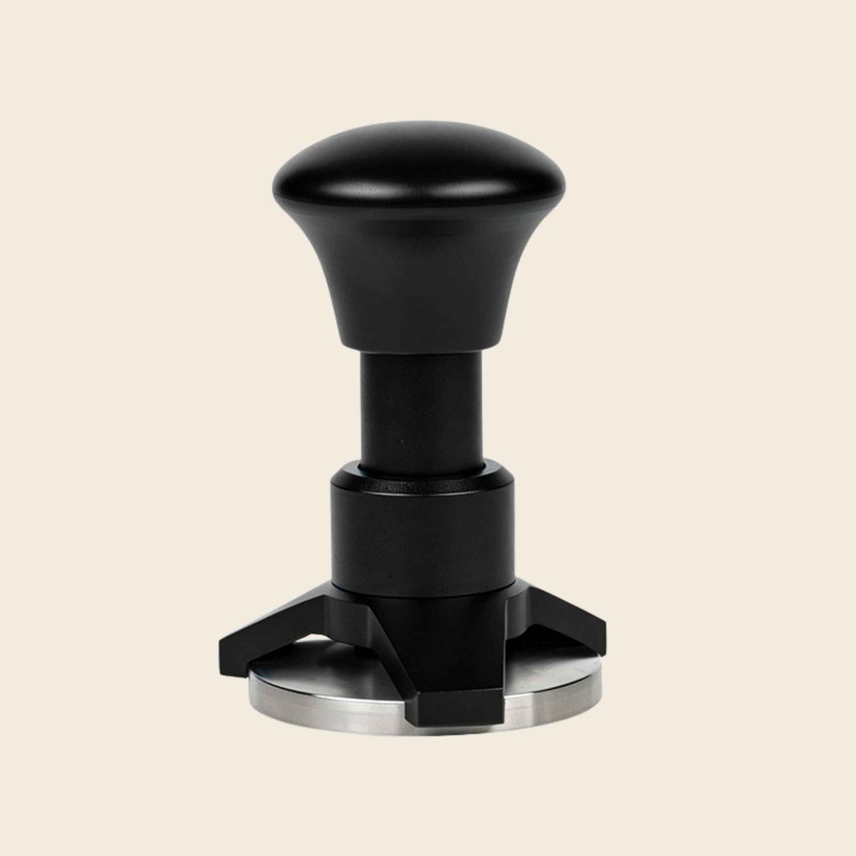 Triple-Spring Calibrated Self-Levelling Tamper - Walnut & Black