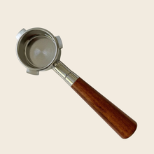 Load image into Gallery viewer, Delonghi Dedica 51mm - Bottomless Portafilter - Almond Solid Wood
