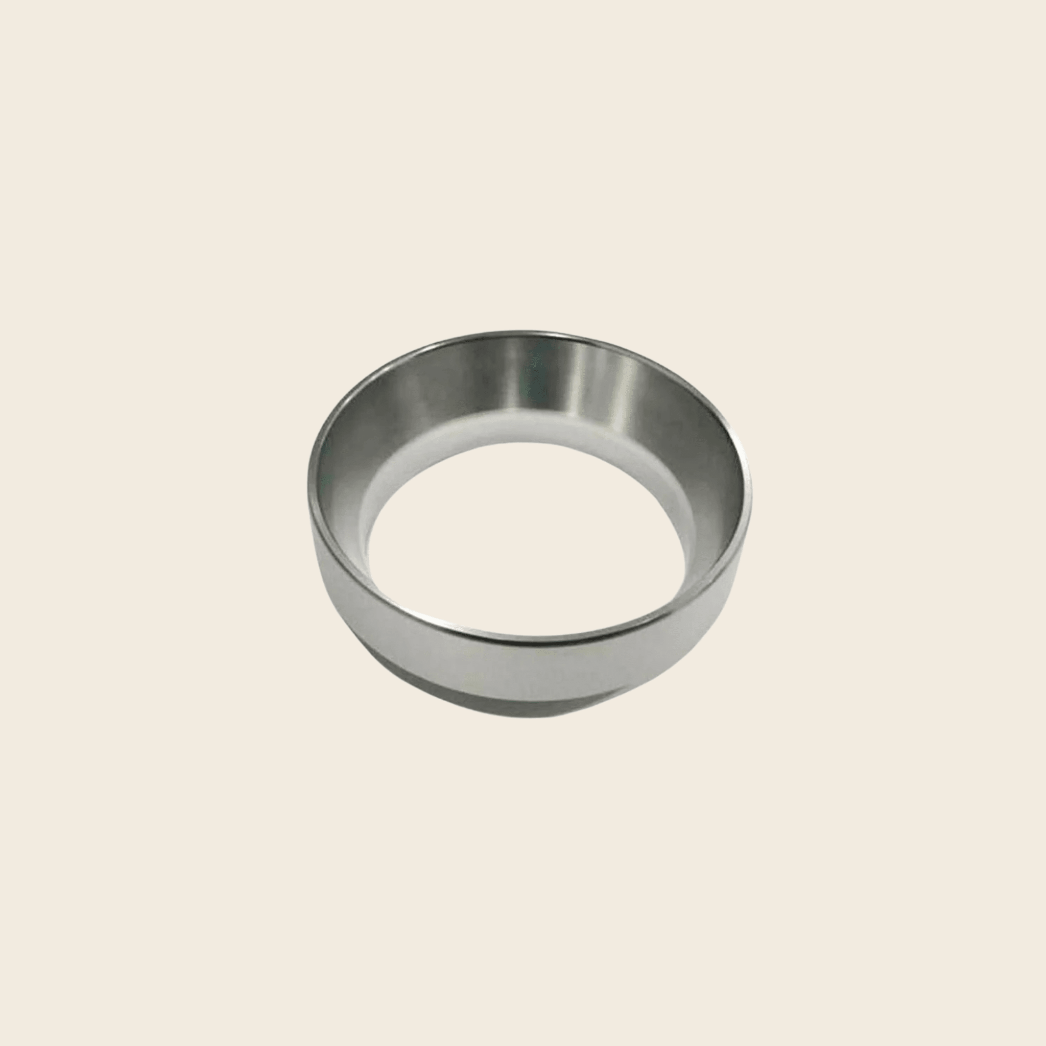 Coffee Dosing Ring - Silver — front view