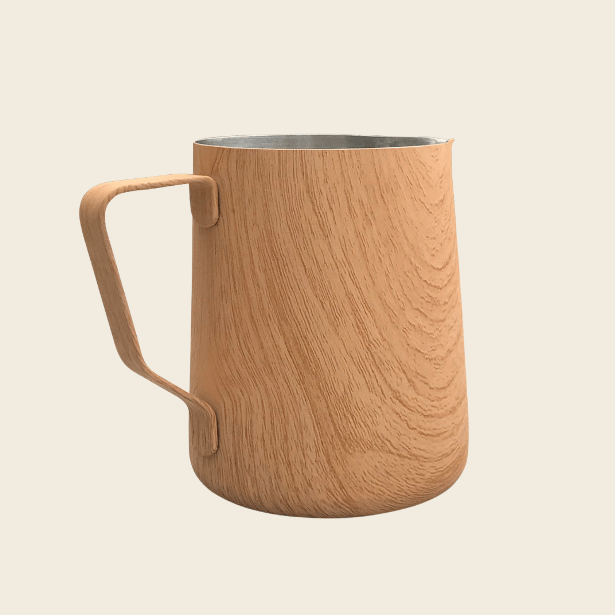 Espresso Milk Frothing Jug - 600ml - Almond — alternate view