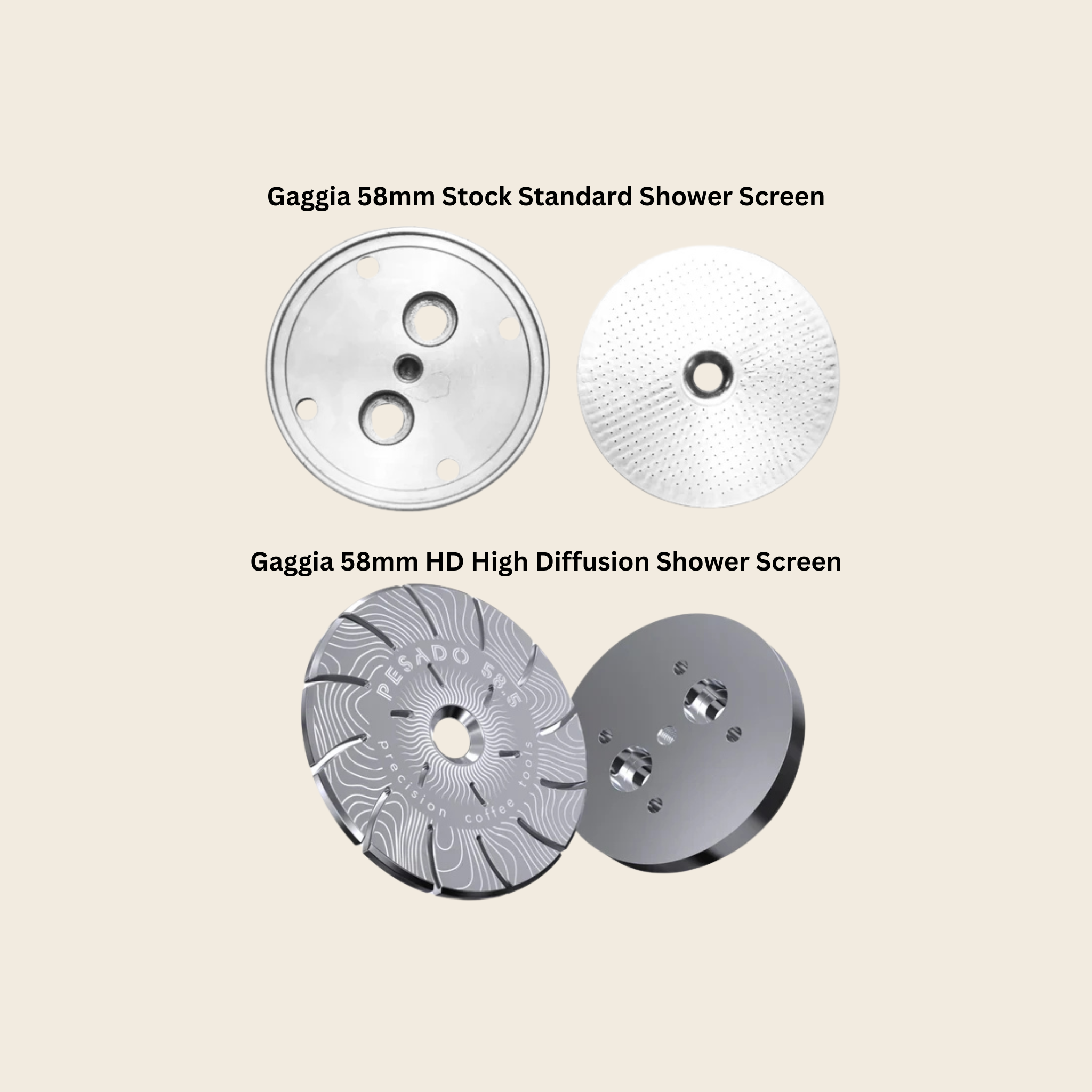 High Diffusion Espresso Shower Screen - Breville — detail view