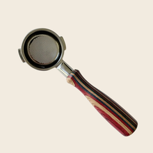 Load image into Gallery viewer, Nuova 58mm - Bottomless Portafilter - Premium Woodgrain