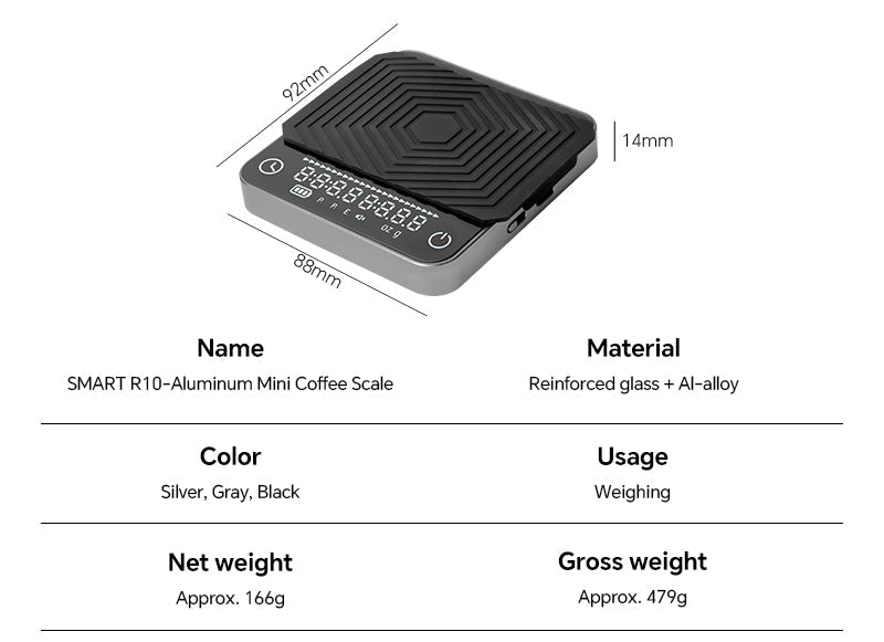 Smart R10 Digital Coffee Scales — view 9