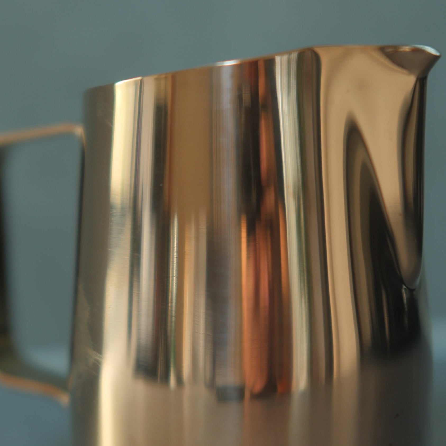 ローズゴールド 420ml エスプレッソミルク泡立てジャグ