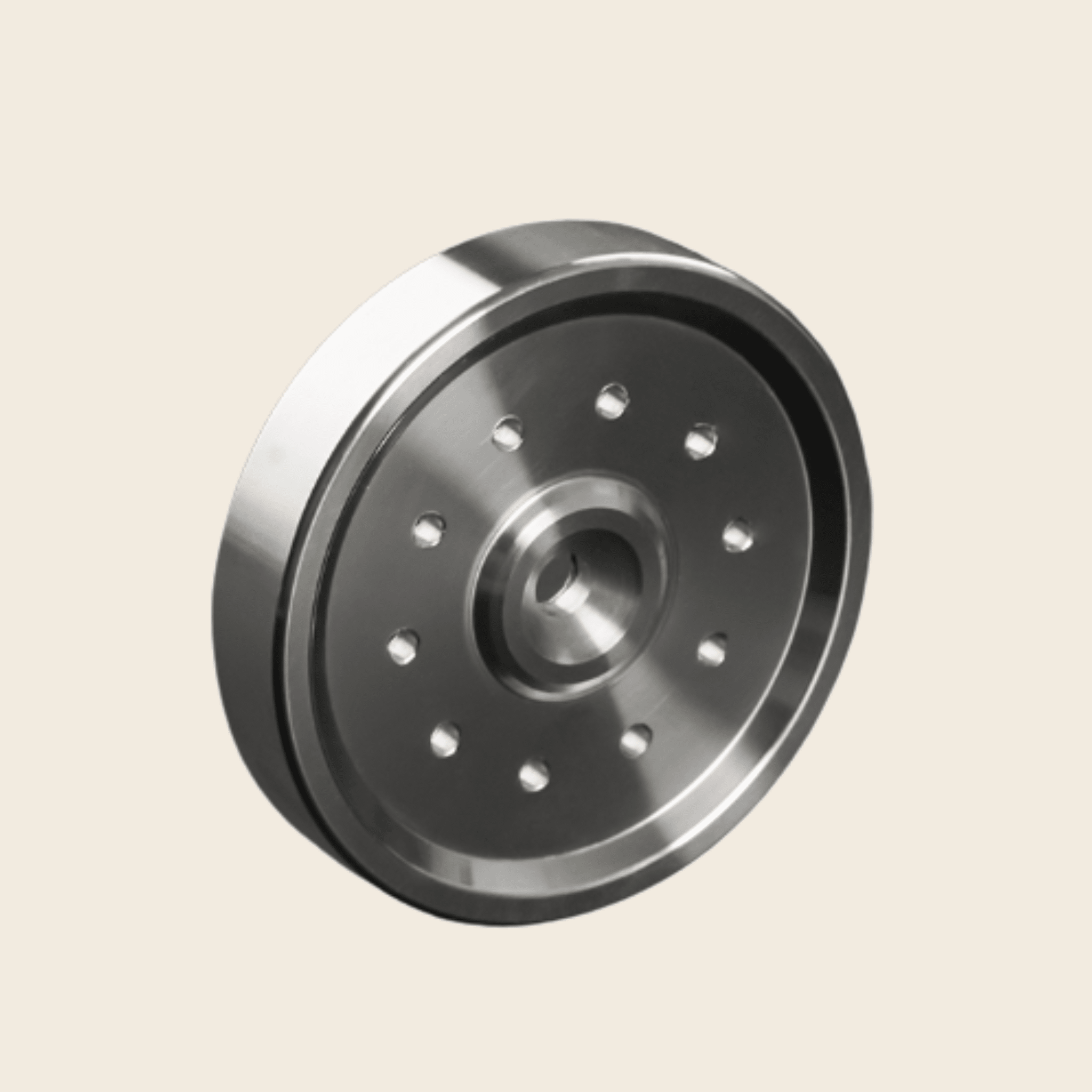 Stainless Steel Diffuser Plate - Breville / Sage 58mm — front view