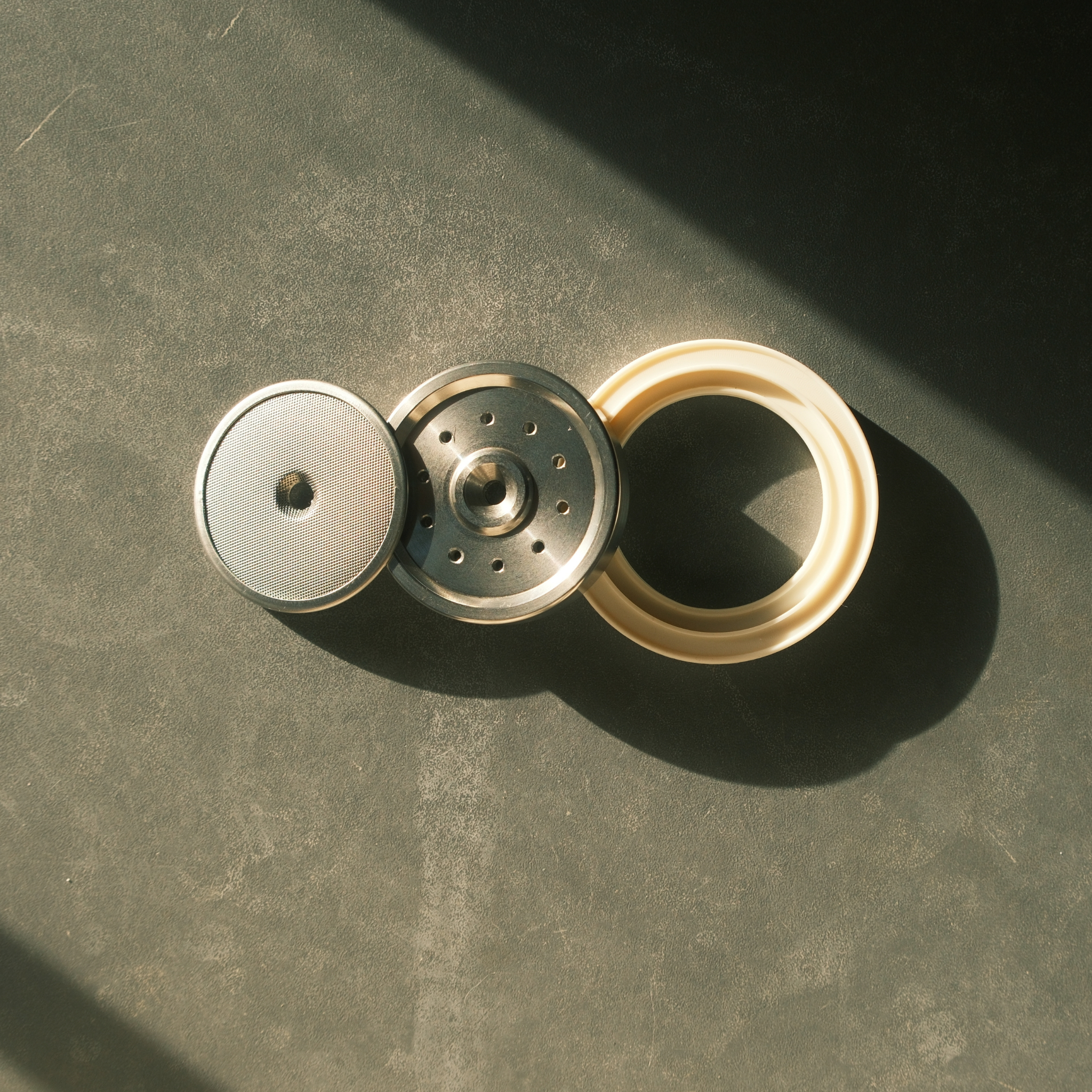 58mm Group Head Upgrade Kit - Precision Shower Screen, Stainless Diffuser Plate and Gasket