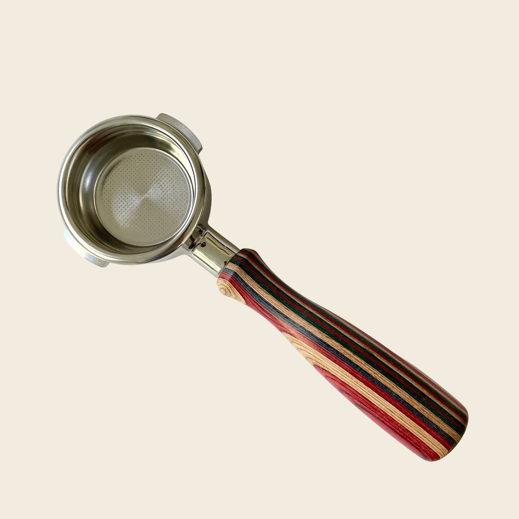 ブレビル シリーズ 9 58mm ボトムレス ポルタフィルター - プレミアム ウッドグレイン