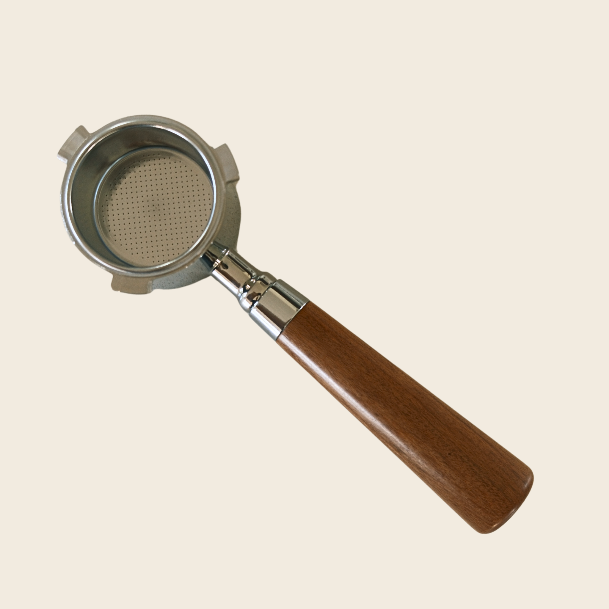 デロンギ ラ スペシャリスタ ボトムレス ポルタフィルター - アーモンド ソリッドウッド