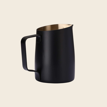 Espresso Milk Frothing Jug - 420ml - Black