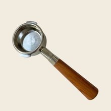 Load image into Gallery viewer, Nuova 58mm - Bottomless Portafilter - Almond Solid Wood
