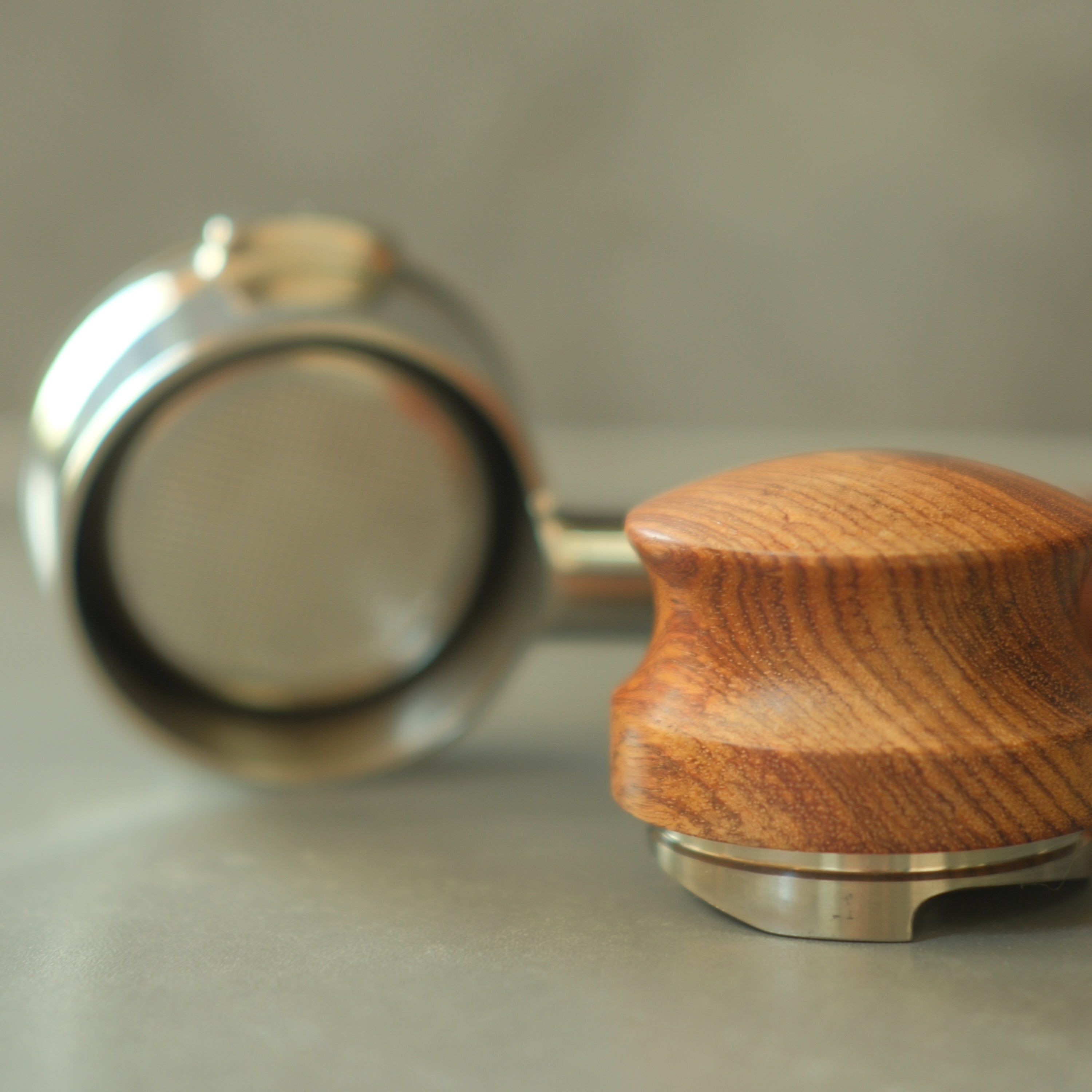 Coffee Distributor - 58mm - Wooden - Barista Grade