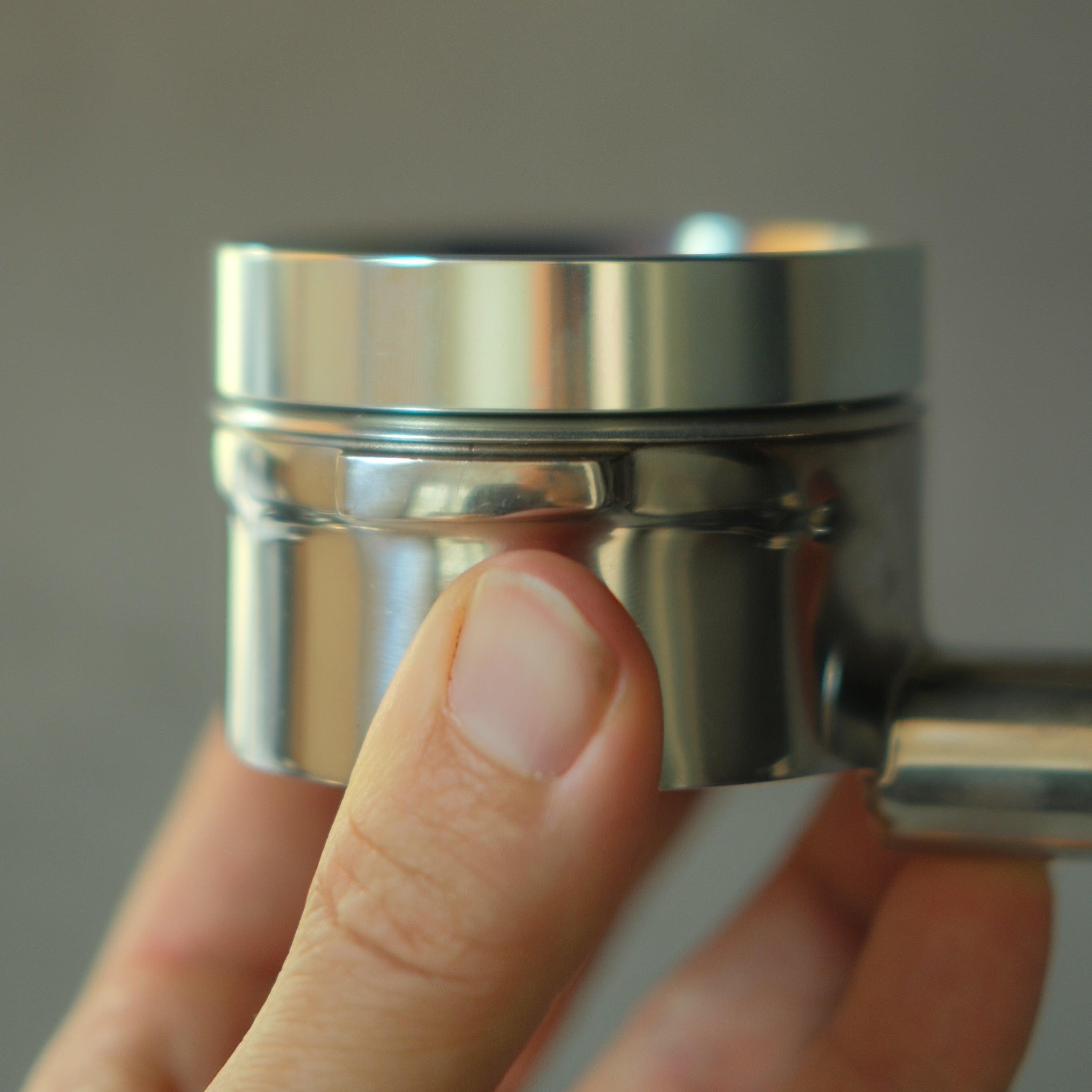 シルバー 51mm コーヒードージングリング