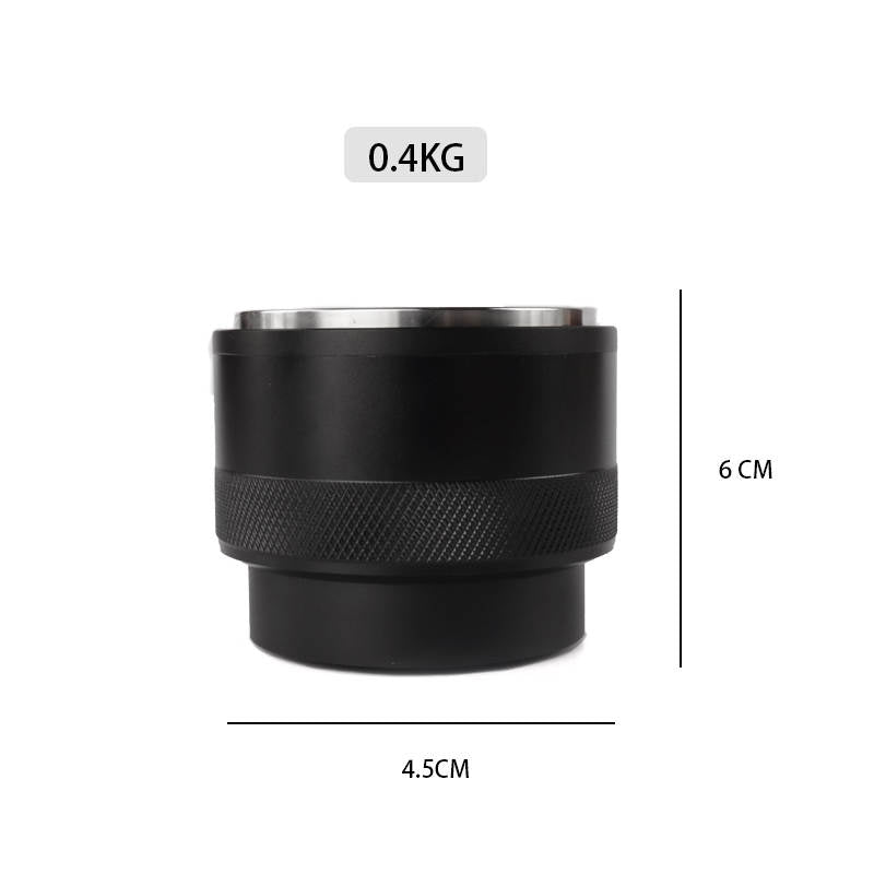 プレミアム ブラック 58mm コーヒー プレス タンパー - バリスタ グレード